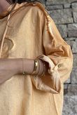 Rustic Nature Linen Blend Hippie Shake Hoodie Washed Cayenne